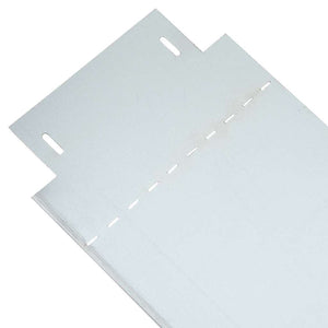 vidaXL Garden Edging 30 pcs Silver 100 x 25 x 0.07 cm Galvanised Steel