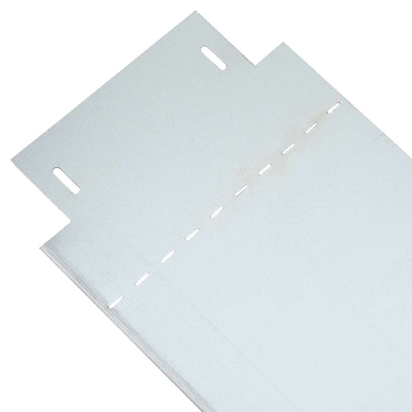 vidaXL Garden Edging 30 pcs Silver 100 x 25 x 0.07 cm Galvanised Steel