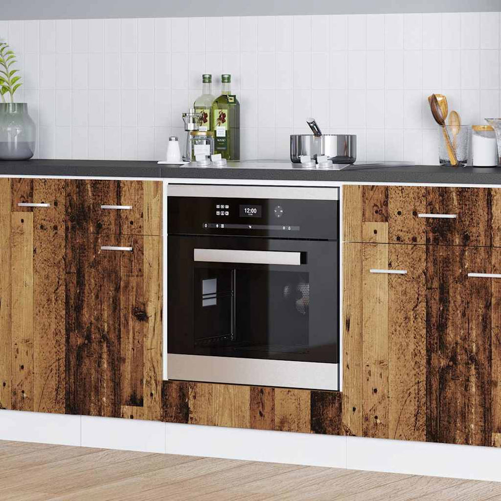 vidaXL Wall Cabinet Reclaimed Wood 60 x 46 x 81.5 cm Engineered Wood