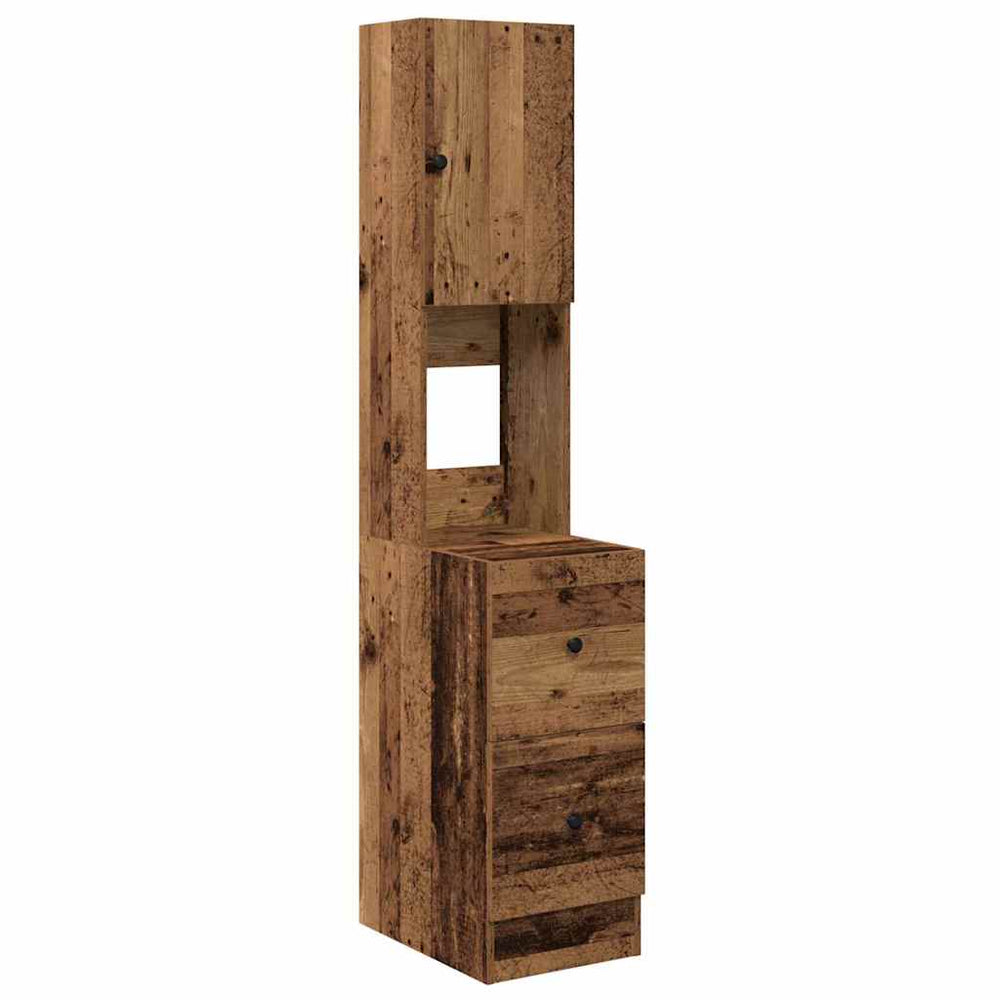 vidaXL Kitchen Sideboard with Drawers and Shelf Reclaimed Wood 32 x 50 x 180 cm