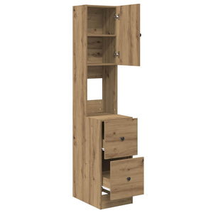 vidaXL Kitchen Sideboard with Drawers Artisan Oak 32 x 50 x 180 cm