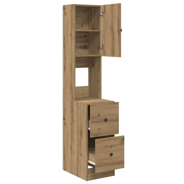 vidaXL Kitchen Sideboard with Drawers Artisan Oak 32 x 50 x 180 cm
