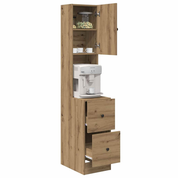 vidaXL Kitchen Sideboard with Drawers Artisan Oak 32 x 50 x 180 cm