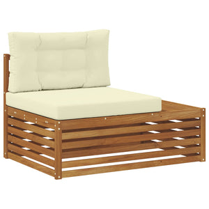 Outdoor Sofa Set Natur Creme 3-teilig