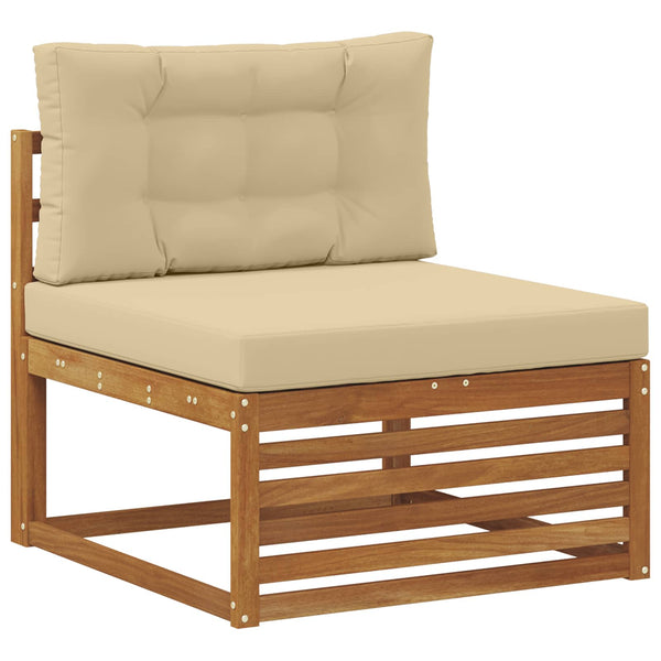 Outdoor-Sofagarnitur 4-teilig mit Kissen
