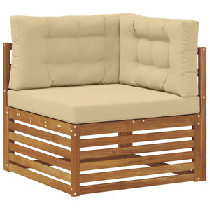 Outdoor-Sofagarnitur 4-teilig mit Kissen