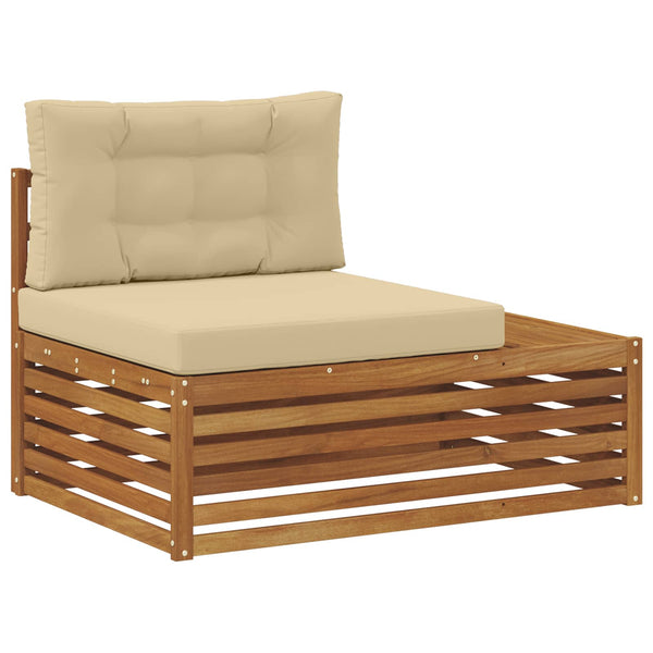 Outdoor-Sofagarnitur 4-teilig mit Kissen