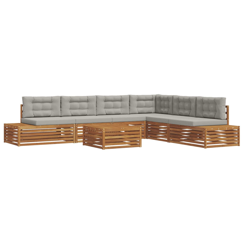 Outdoor Sofa Set mit Kissen, 7-teilig