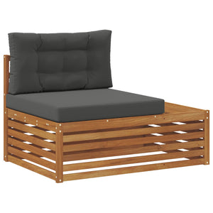 Outdoor Sofagarnitur mit Kissen, 7-teilig