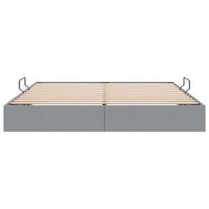 vidaXL Storage Bed with Headboard Light Gray 180 x 200 cm Fabric