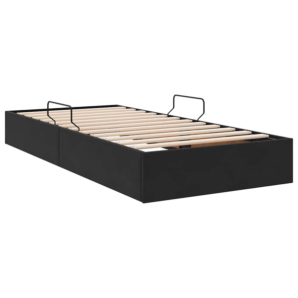 vidaXL Storage Bed with Headboard Black 90 x 190 cm Velvet