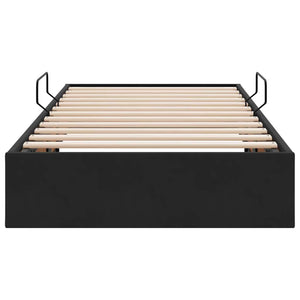vidaXL Storage Bed with Headboard Black 90 x 190 cm Velvet