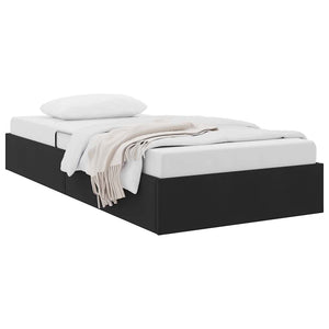 vidaXL Storage Bed with Headboard Black 90 x 190 cm Velvet