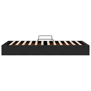 vidaXL Storage Bed with Headboard Black 90 x 190 cm Velvet