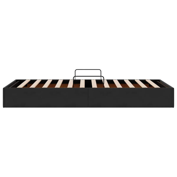 vidaXL Storage Bed with Headboard Black 90 x 190 cm Velvet