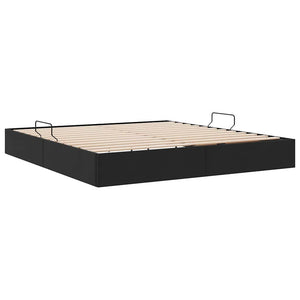 vidaXL Storage Bed with Headboard Black 180 x 200 cm Velvet