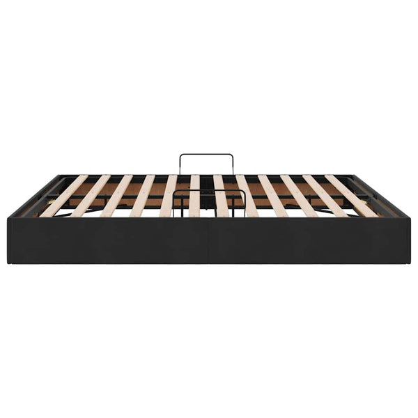 vidaXL Storage Bed with Headboard Black 180 x 200 cm Velvet