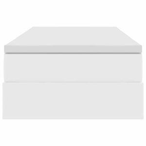 vidaXL Storage Bed with Mattress White 100 x 200 cm Faux Leather