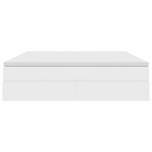 vidaXL Storage Bed with Mattress White 160 x 200 cm Faux Leather