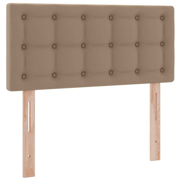 vidaXL Storage Bed with Mattress Cappuccino 90 x 190 cm