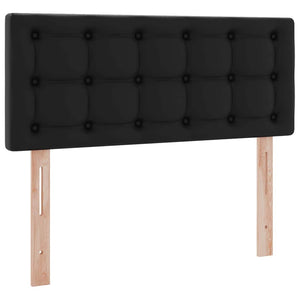 vidaXL Storage Bed with Mattress Black 120 x 200 cm Faux Leather