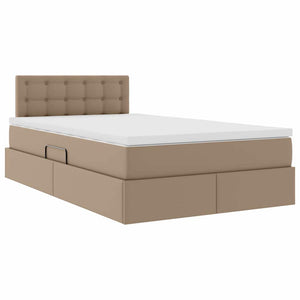 vidaXL Storage Bed with Mattress Cappuccino 120 x 200 cm