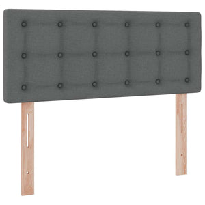 vidaXL Storage Bed with Mattress Dark Grey 120 x 190 cm
