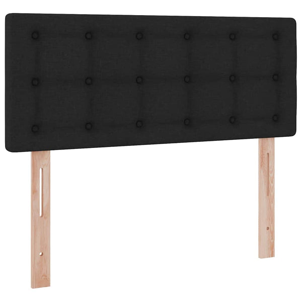 vidaXL Storage Bed with Mattress Black 120 x 190 cm