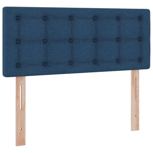 vidaXL Storage Bed with Mattress Blue 120 x 200 cm Engineered Wood