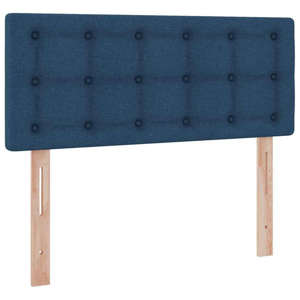 vidaXL Storage Bed with Mattress Blue 120 x 200 cm Engineered Wood