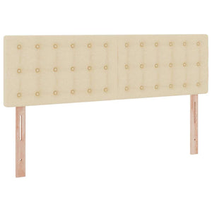 vidaXL Storage Bed with Mattress Cream 140 x 200 cm Engineered Wood