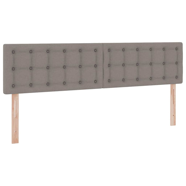 vidaXL Storage Bed with Mattress Taupe 160 x 200 cm Engineered Wood