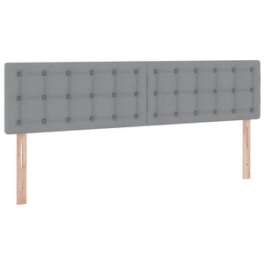 vidaXL Storage Bed with Mattress Light Grey 180 x 200 cm