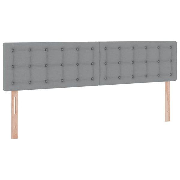 vidaXL Storage Bed with Mattress Light Grey 180 x 200 cm
