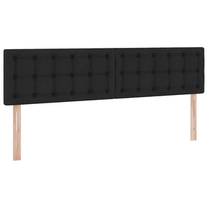 vidaXL Storage Bed with Mattress Black 180 x 200 cm