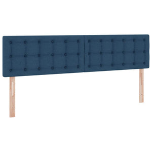 vidaXL Storage Bed with Mattress Blue 180 x 200 cm Engineered Wood