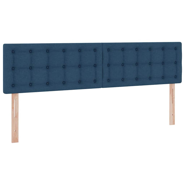 vidaXL Storage Bed with Mattress Blue 180 x 200 cm Engineered Wood