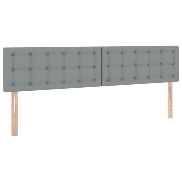 vidaXL Storage Bed with Mattress Light Gray 200 x 200 cm