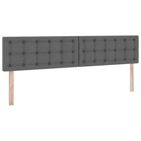 vidaXL Storage Bed with Mattress Dark Grey 200 x 200 cm