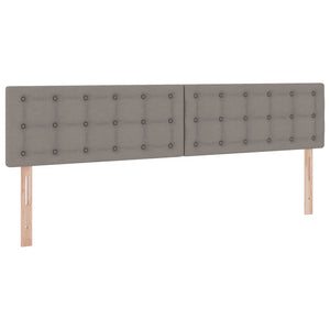 vidaXL Storage Bed with Mattress Taupe 200 x 200 cm Engineered Wood