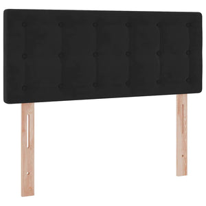 vidaXL Storage Bed with Mattress Black 120 x 200 cm Velvet