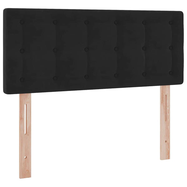 vidaXL Storage Bed with Mattress Black 120 x 200 cm Velvet