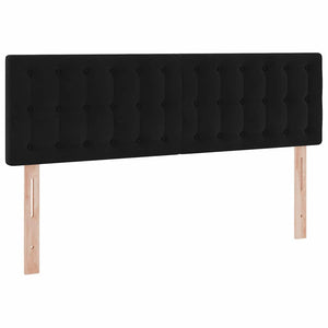 vidaXL Storage Bed with Mattress Black 140 x 190 cm Velvet