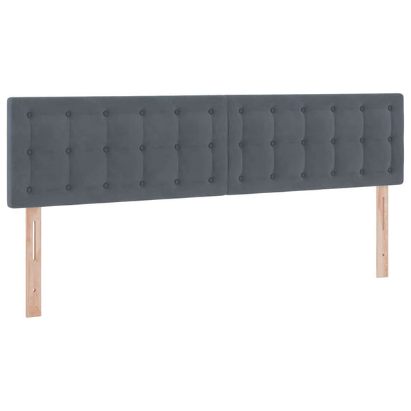 vidaXL Storage Bed with Mattress Dark Gray 160 x 200 cm Velvet