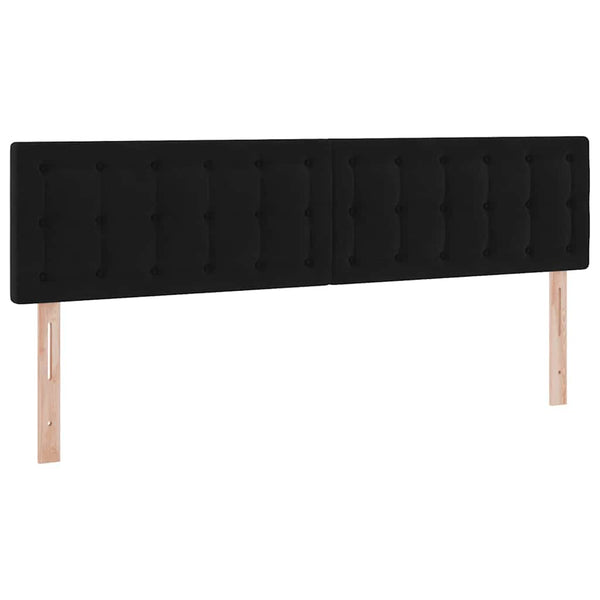 vidaXL Storage Bed with Mattress Black 180 x 200 cm Velvet