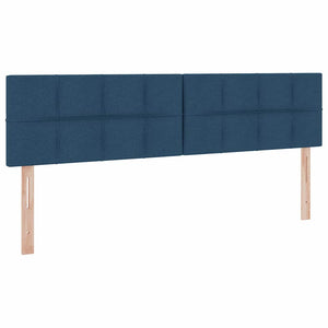vidaXL Storage Bed with Mattress Blue 180 x 200 cm Faux Leather
