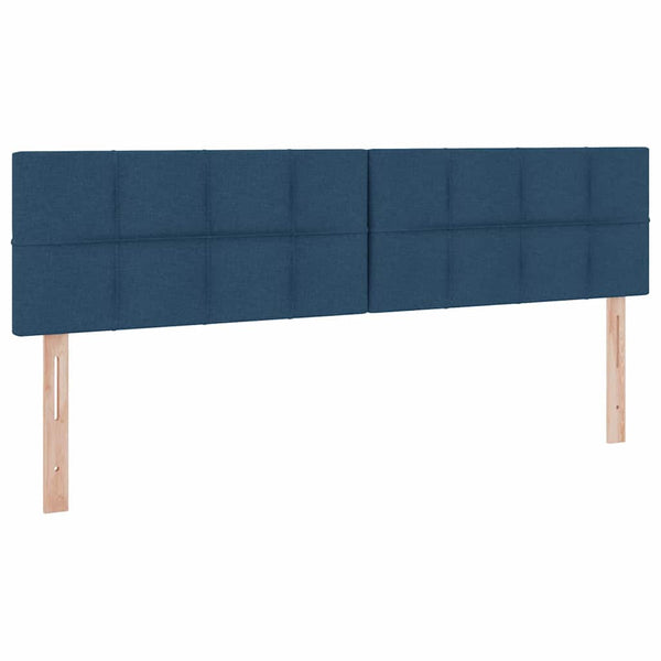 vidaXL Storage Bed with Mattress Blue 180 x 200 cm Faux Leather