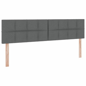 vidaXL Storage Bed Dark Grey 200 x 200 cm Faux Leather
