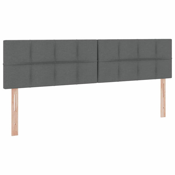 vidaXL Storage Bed Dark Grey 200 x 200 cm Faux Leather