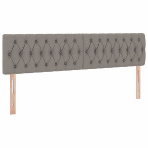 vidaXL Storage Bed with Mattress Taupe 200 x 200 cm Faux Leather